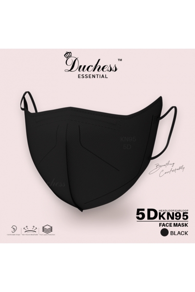 FACE MASK EARLOOP KN95 - BLACK